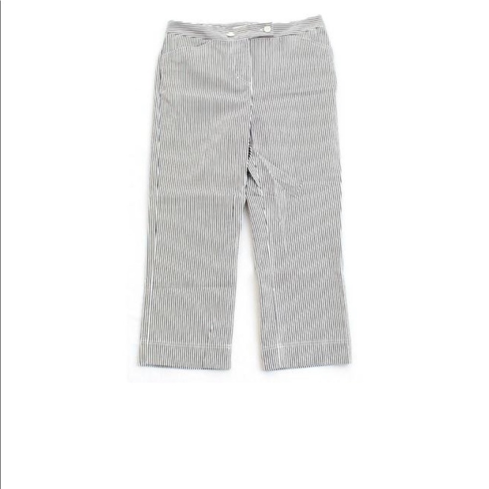 NWT Jones NY Stripe Capri Pant